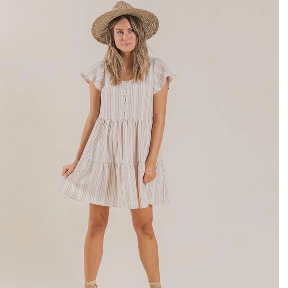 Rylee + Cru Multicolored Dolly Dress XS